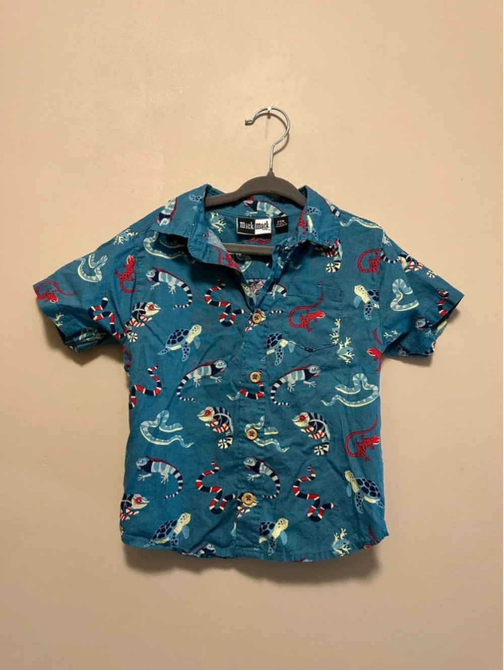 Mick Mack collard shirt